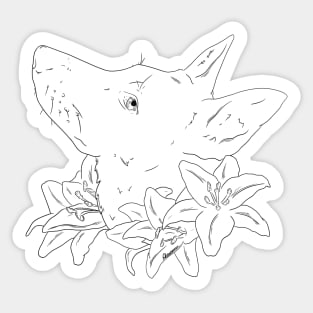 Czechoslovakian Wolfdog Sticker